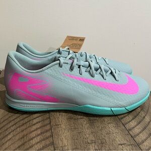 Nike Zoom Mercurial Vapor 16 Pro TF Indoor Soccer Shoes Sz 9.5 Ocean Pink Blast